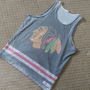 Mitchell & Ness Chicago Black Hawks Tank Top
